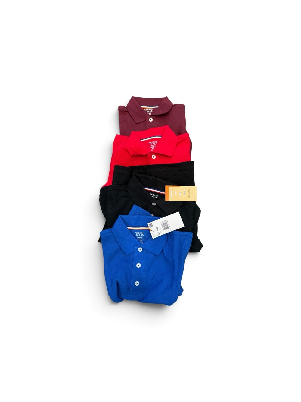 French Toast Kids Polo Shirts - set of 4 NWT